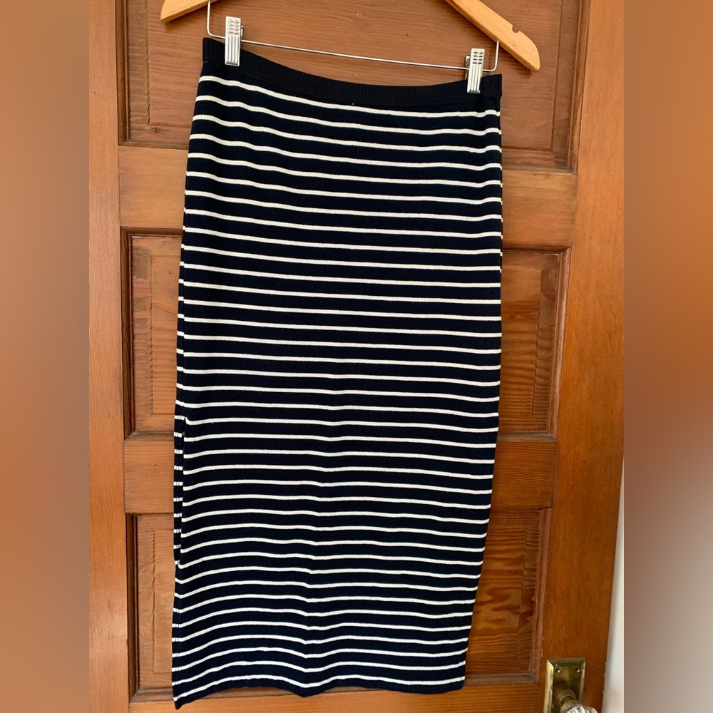 NOT FOR SALE GAP striped midi tube skirt